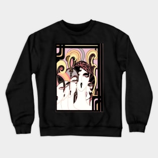 ART DECO FLAPPER DOLLIES Crewneck Sweatshirt